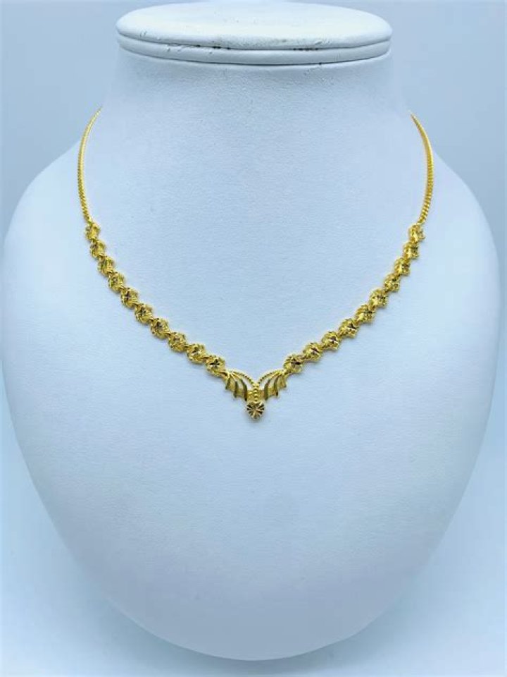 gold necklace